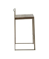 Fuji Wood Counter Stool, Set of 2