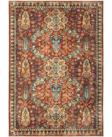 Orian Alexandria Bombay Red 5'1" x 7'6" Area Rug