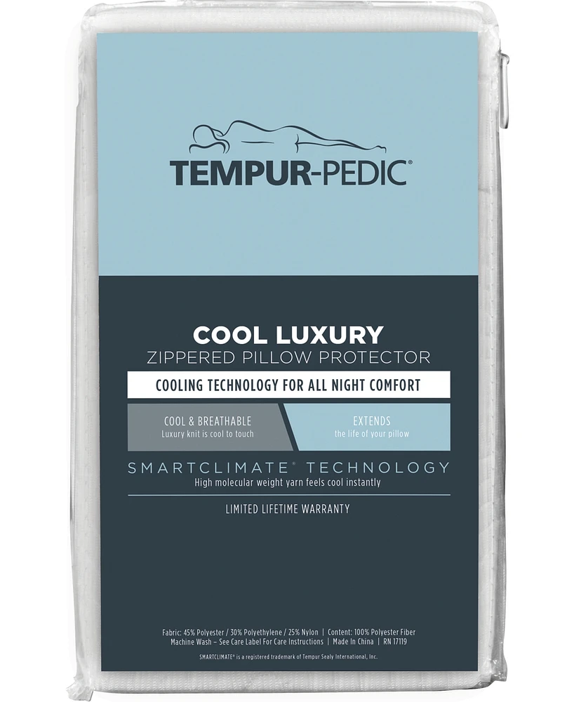 Tempur-Pedic Cool Luxury Zippered Pillow Protector