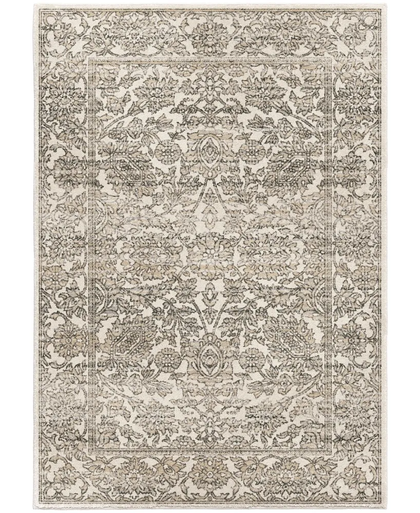 Orian Riverstone Persian Tonal Light Gray 9 'x 13' Area Rug