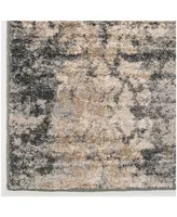 Orian Riverstone Oxford Burst Cloud Gray 6'7" x 9'6" Area Rug