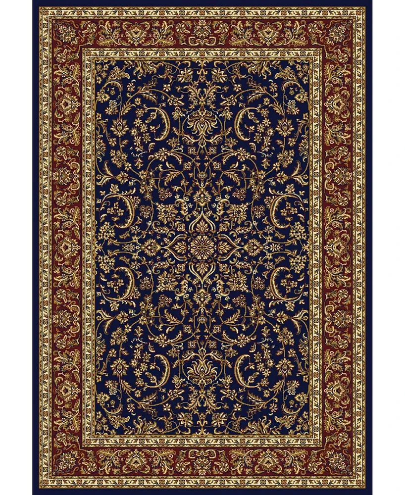 Closeout! Km Home 1318/1542/Navy Navelli Blue 7'9" x 11'6" Area Rug