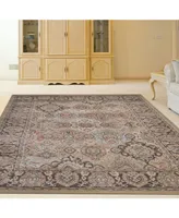 Closeout! Km Home 3802/0031/Beige Gerola Beige 5'3" x 7'3" Area Rug