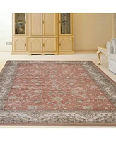 Closeout! Km Home 3810/0021/Terracotta Gerola Red 5'3" x 7'3" Area Rug