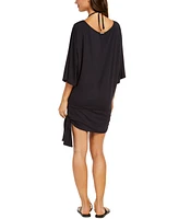 Michael Kors Side-Tie Swim Cover-Up