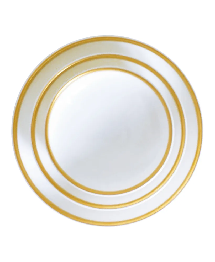 Twig New York Golden Edge Canape Plates - Set of 3