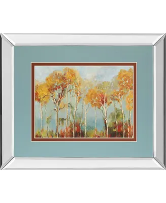 Classy Art Up Front by Alison Pearce Mirror Framed Print Wall Art - 34" x 40"