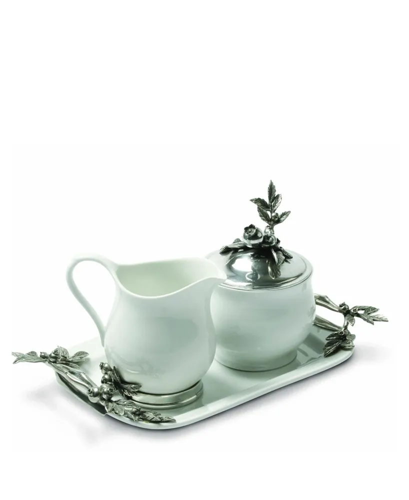 Sugar Bowl and Cream Pitcher Set