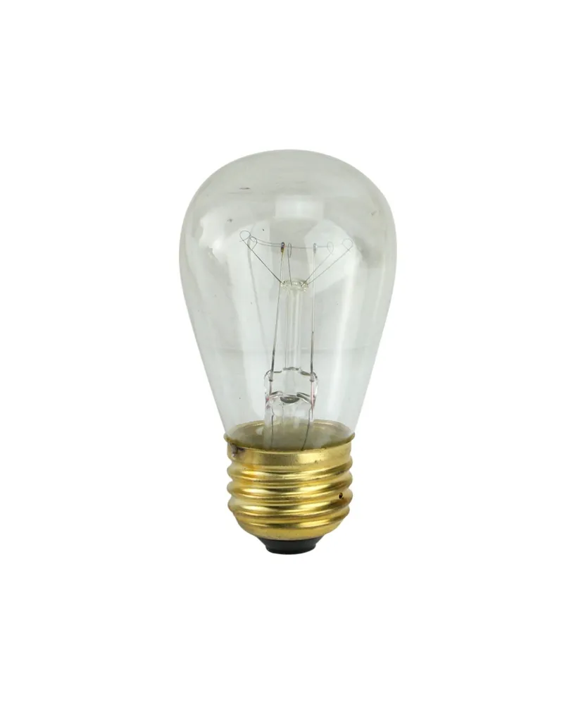Northlight Pack of 25 Incandescent S14 Clear Christmas Replacement Bulbs