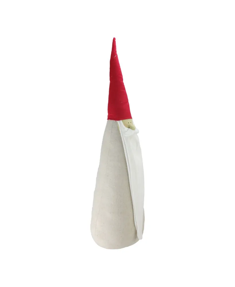 Northlight 23.5" Red and Neutral Santa Gnome Tabletop Decoration