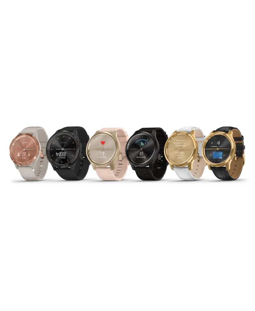 Unisex Vivomove 3 Style Black Nylon Strap Smart Watch 24.1mm