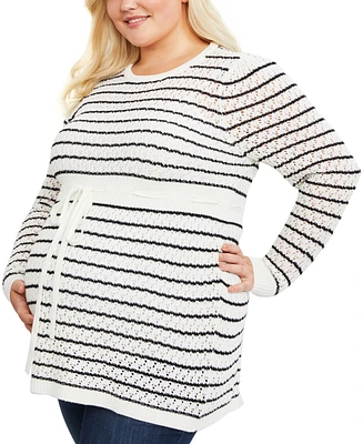 Motherhood Maternity Plus Size Babydoll Sweater