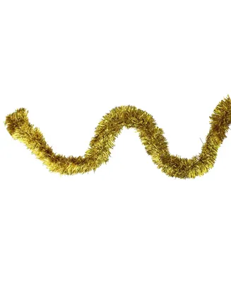 Northlight 50' Traditional Shiny Gold Christmas Foil Tinsel Garland - Unlit