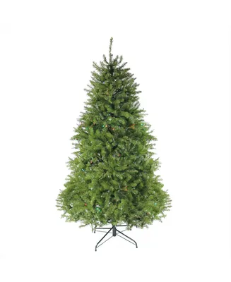 Northlight 7.5' Pre-Lit Northern Pine Full Artificial Christmas Tree - Multi-Color Lights