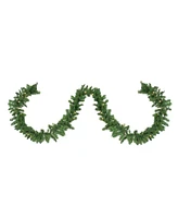 Northlight 9' Pre-Lit Northern Pine Artificial Christmas Garland - Warm White Led Lights