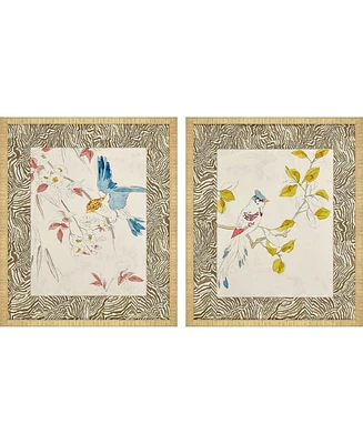 Paragon Rustic Paradise Ii Framed Wall Art Set of 2, 28" x 24"