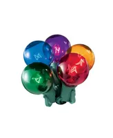 Northlight 20 Multi-Color Transparent G40 Globe Christmas Lights - 19 ft Green Wire