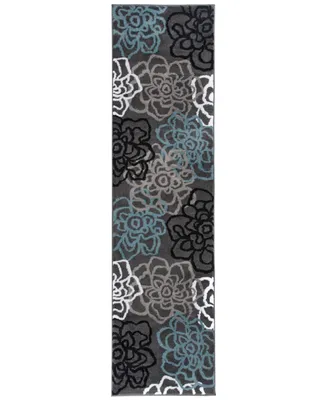 Main Street Rugs Montane Mon108 Gray 2' x 7'2" Runner Rug