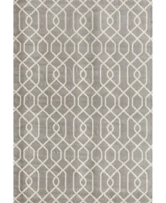 Main Street Rugs Haven Hav9105 Gray 5' x 7' Area Rug