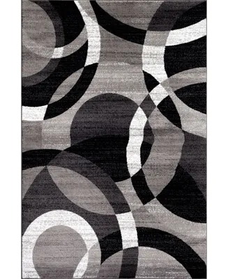 Main Street Rugs Montane Mon105 Gray 6'6" x 9' Area Rug