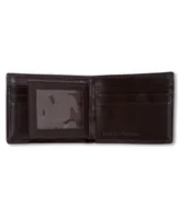 Perry Ellis Portfolio Men's Leather Gramercy Bifold Wallet