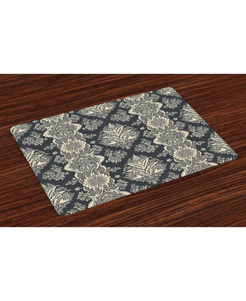 Ambesonne Damask Place Mats