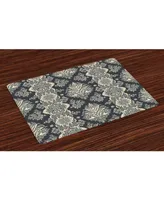 Ambesonne Damask Place Mats