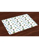 Ambesonne Cactus Place Mats