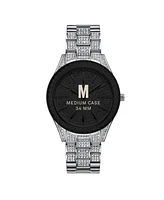 Jbw Women's Cristal Diamond (1/8 ct. t.w.) Watch in Stainless Steel Watch 38mm