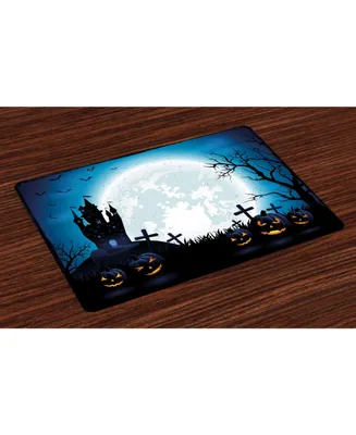 Ambesonne Halloween Place Mats