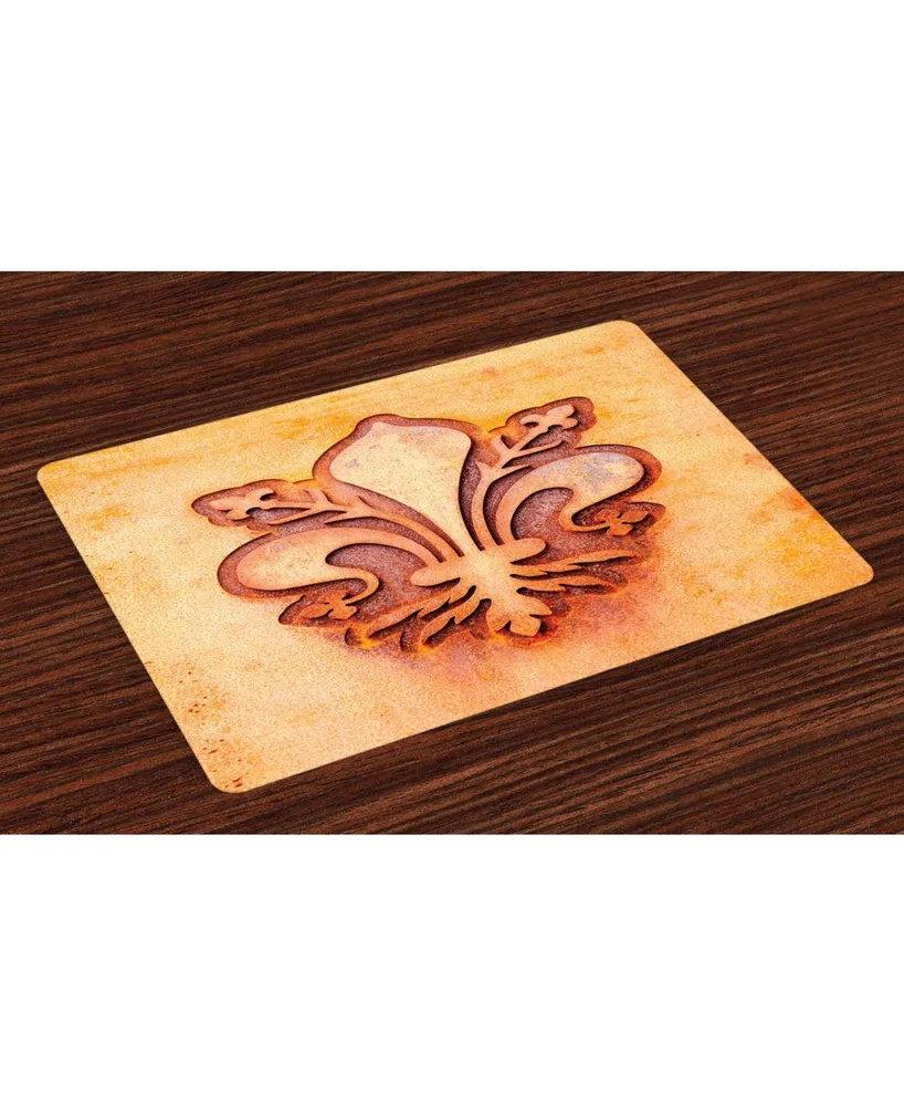 Ambesonne Fleur De Lis Place Mats