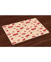 Ambesonne Mushroom Place Mats