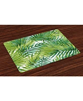 Ambesonne Plant Place Mats, Set of 4