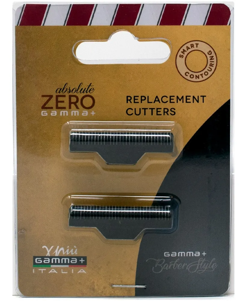 Gamma+ Replacement Black Crunchy Cutters Set of 2 fits Gamma+ Prodigy and Absolute Zero Shavers