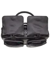 Mancini Arizona Collection Double Compartment 15.6" Laptop / Tablet Briefcase