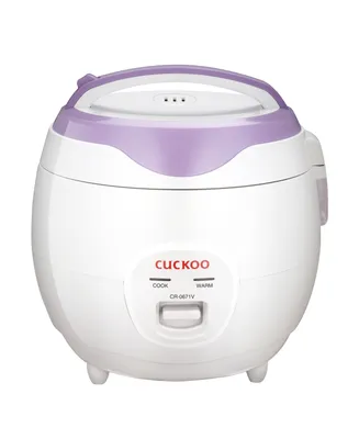 Cuckoo 6 Cup Electric Rice Cooker & Warmer Cr-0671V