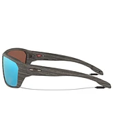 Oakley Polarized Prizm Woodgrain Sunglasses, OO9416 64 Split Shot