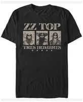 Fifth Sun Zz Top Men's Tres Hombres Most Wanted Portraits Short Sleeve T-Shirt