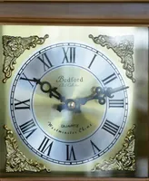 Bedford Clock Collection 34.5" Antique Chiming Wall Clock with Roman Numerals