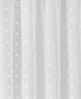 L'Auberge Snowball Shower Curtain With 3D Snowballs