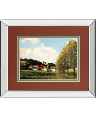 Classy Art Little Farms by Pieter Molenaar Mirror Framed Print Wall Art, 34" x 40"