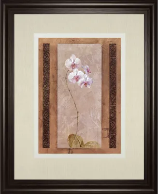 Classy Art Contemporary Orchid I by Carney Framed Print Wall Art, 34" x 40"