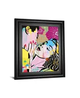 Classy Art Midnight Kiss by Tom Frazier Framed Print Wall Art, 22" x 26"