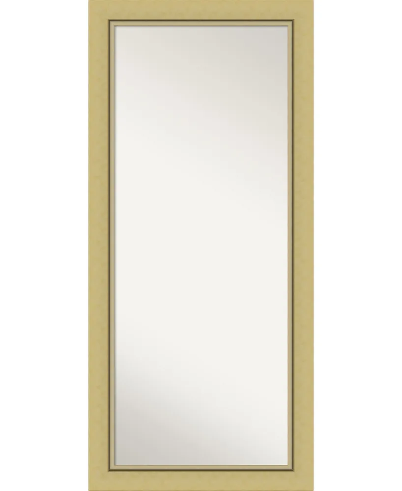 Amanti Art Landon Gold-tone Framed Floor/Leaner Full Length Mirror, 30.38" x 66.38"