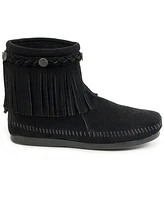 Minnetonka Women's Suede High Top Back Zip Boots
