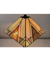 Amora Lighting Tiffany Style Mission Table Lamp