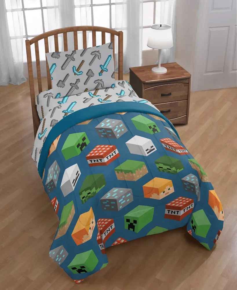 Minecraft 4-Piece Twin Comforter Set