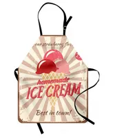 Ambesonne Ice Cream Apron