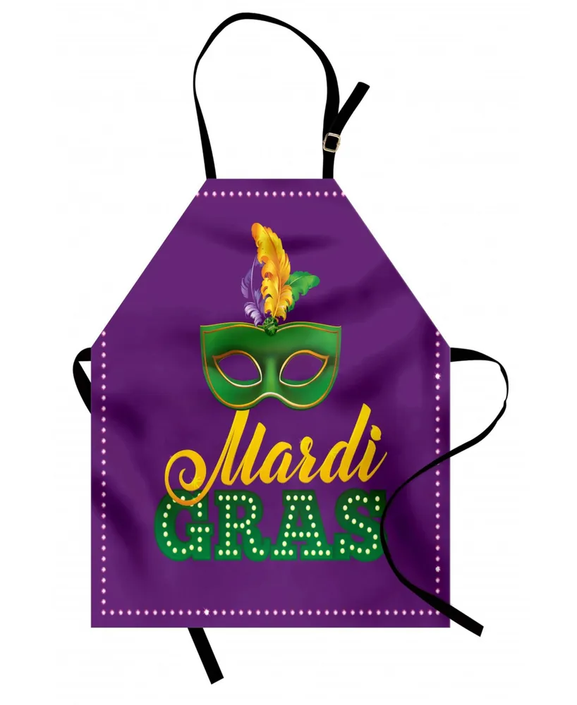 Ambesonne Mardi Gras Apron