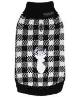 Parisian Pet Buffalo Checkered Dog Sweater